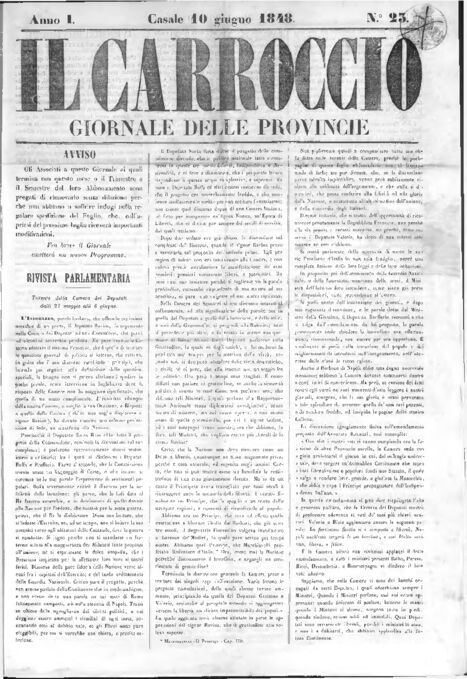 Il Carroccio - Edizione 23 del 10/06/1848
